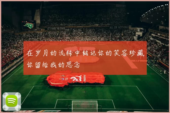 在岁月的流转中铭记你的笑容珍藏你留给我的思念